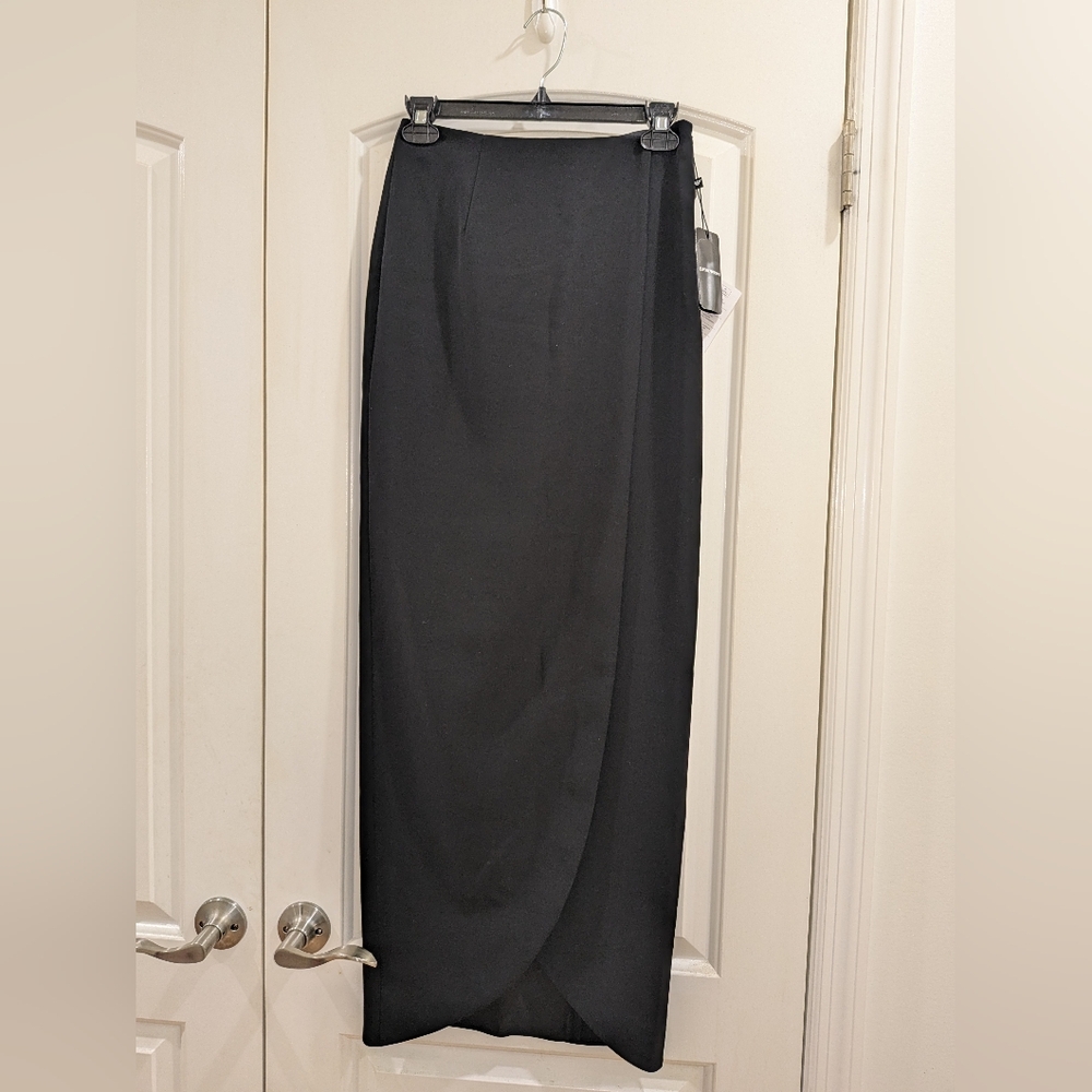 19. NWT EMPORIO ARMANI WRAP EFFECT LONG SKIRT
